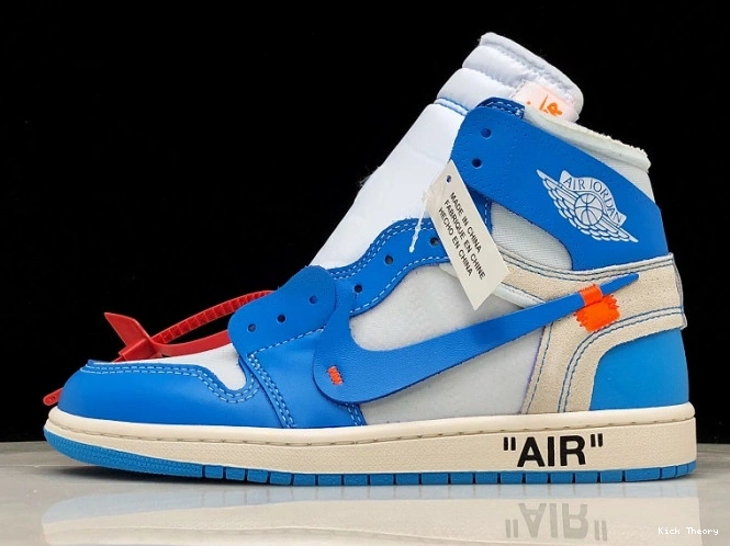 Kick Theory Air AQ0818-148 Powder Jordan Blue 1 UNC Off-White 0824